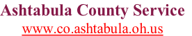 Ashtabula County Service
www.co.ashtabula.oh.us
